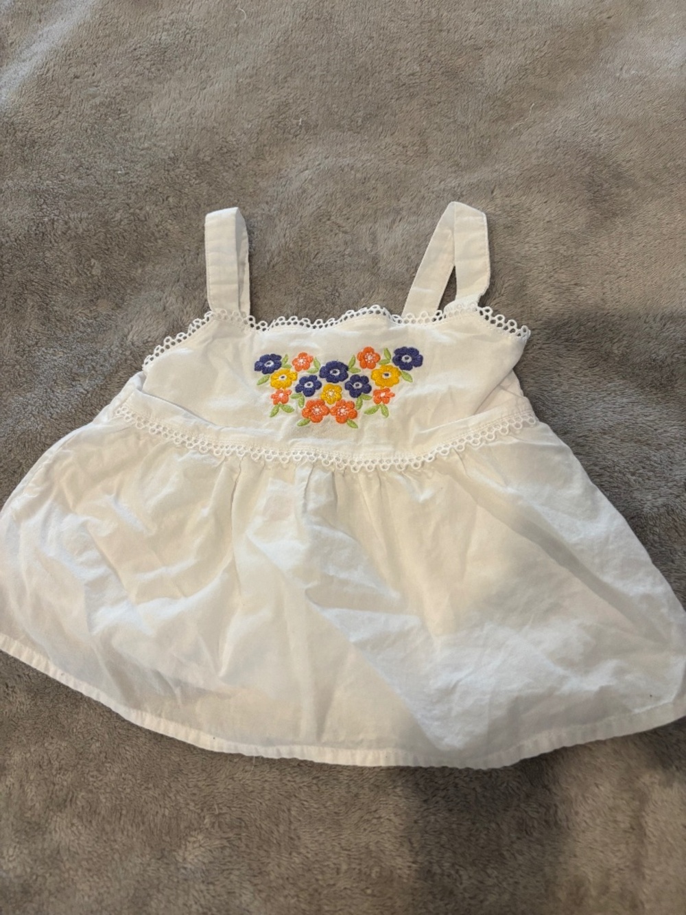 Janie and Jack White Top 12-18 Months